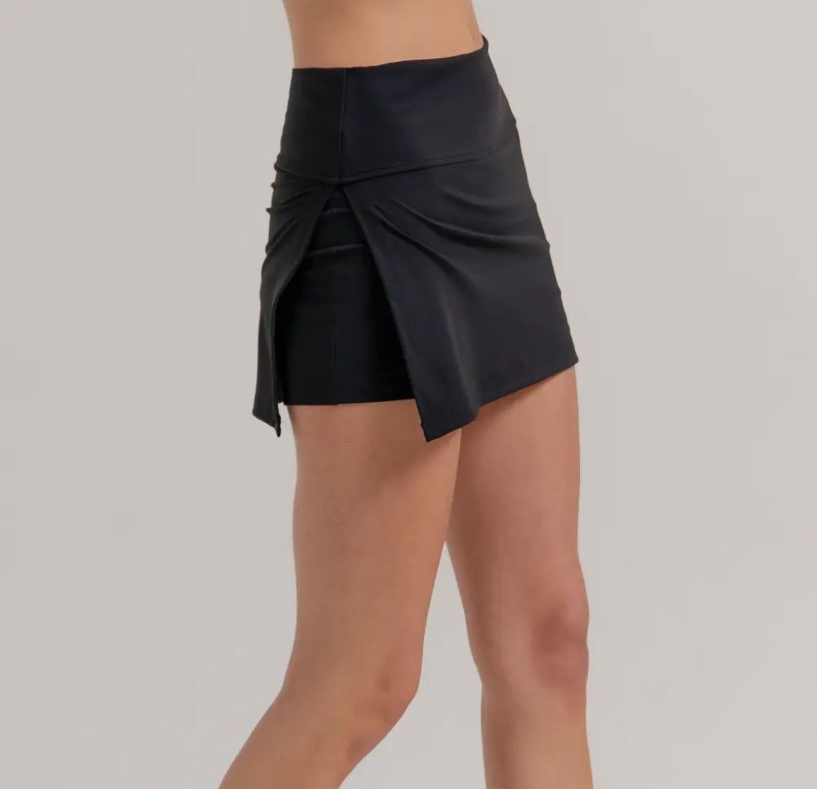 Side Slit Skort