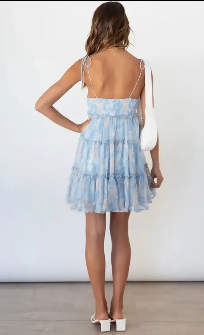Meet me in the meadow tie dress