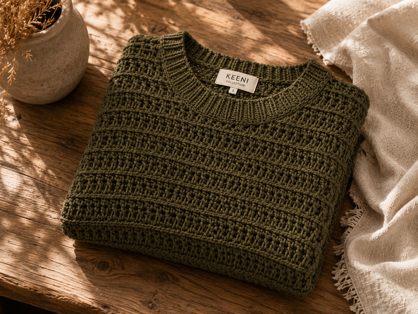 Oliver Pullover | Handmade Crochet Sweater