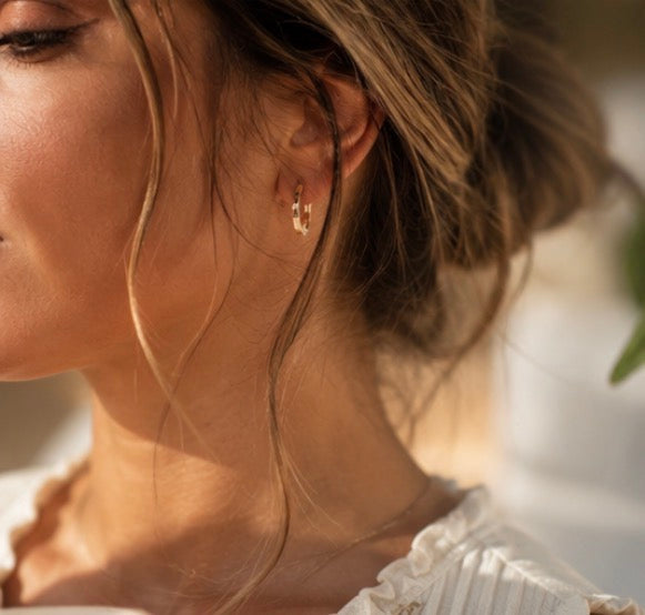 Simple hoop earrings