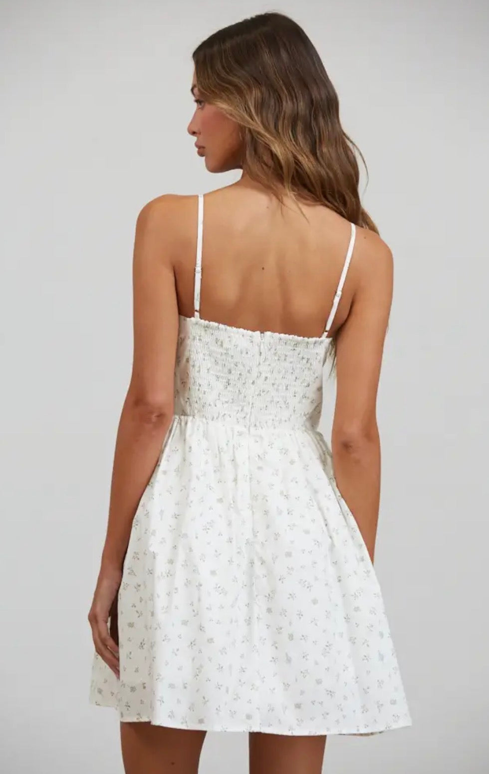 Soft Meadow Floral | Mini Dress