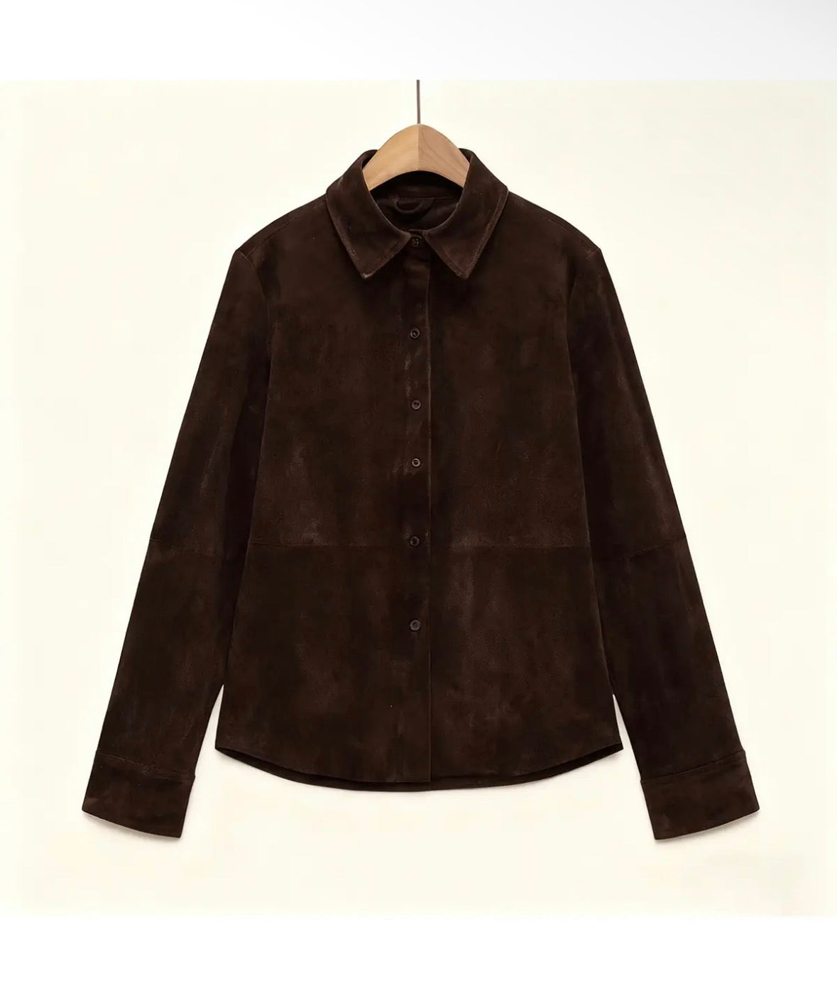 Brown Jacket | Lapel Suede Jacket